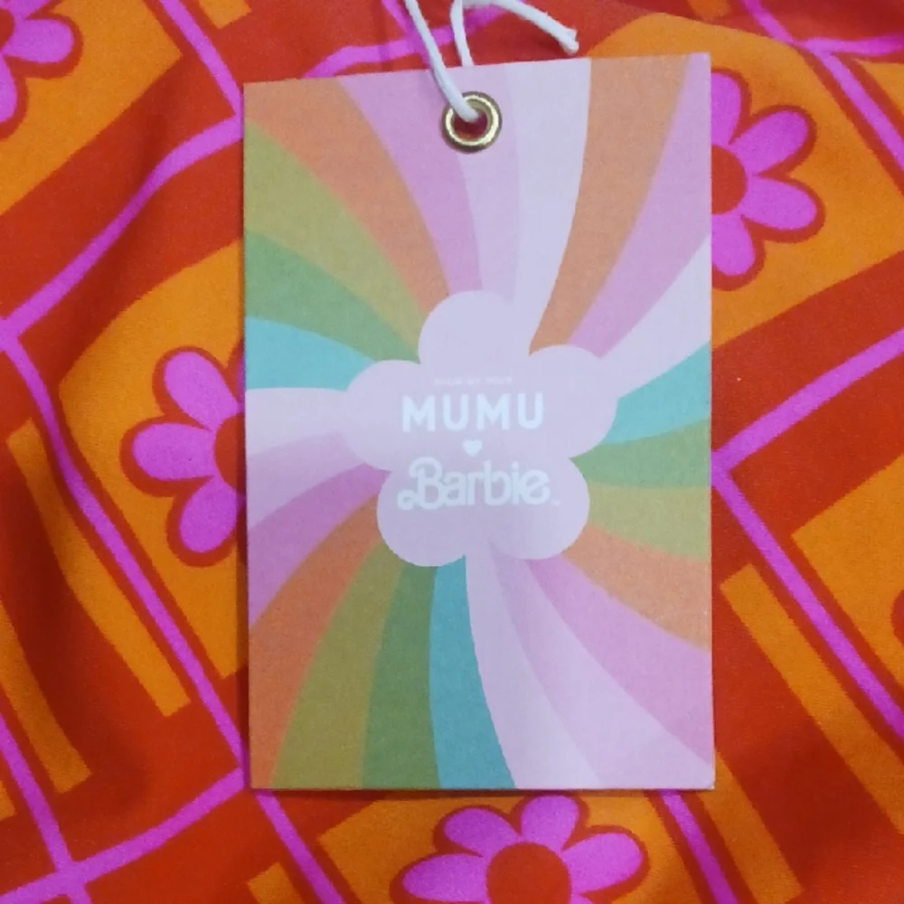 Show Me Your MUMU Floral High-Waisted Bikini Bottom Orange Pink  Floral Size 3X